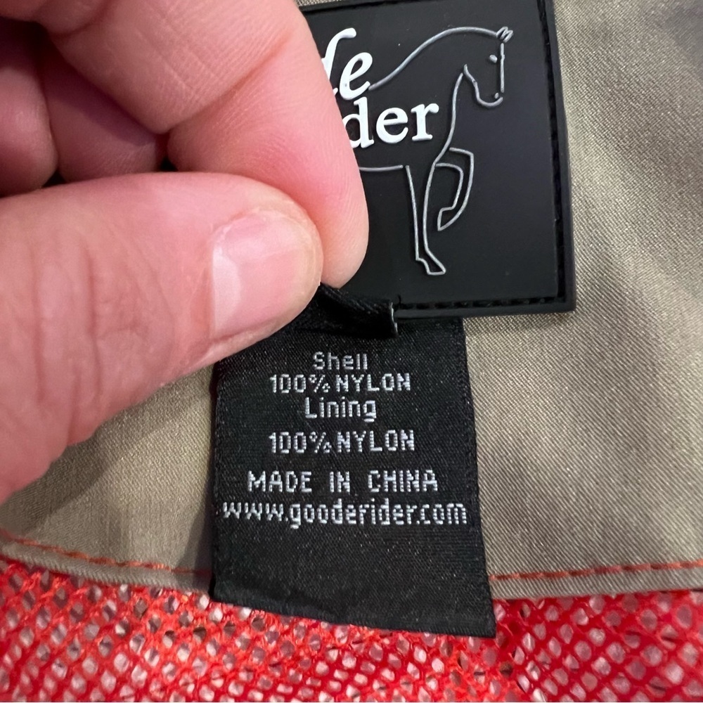 Goode Rider Equestrian Vest Women Size Small Hooded Full Zip Style# 16033 Beige, - Picture 9 of 16